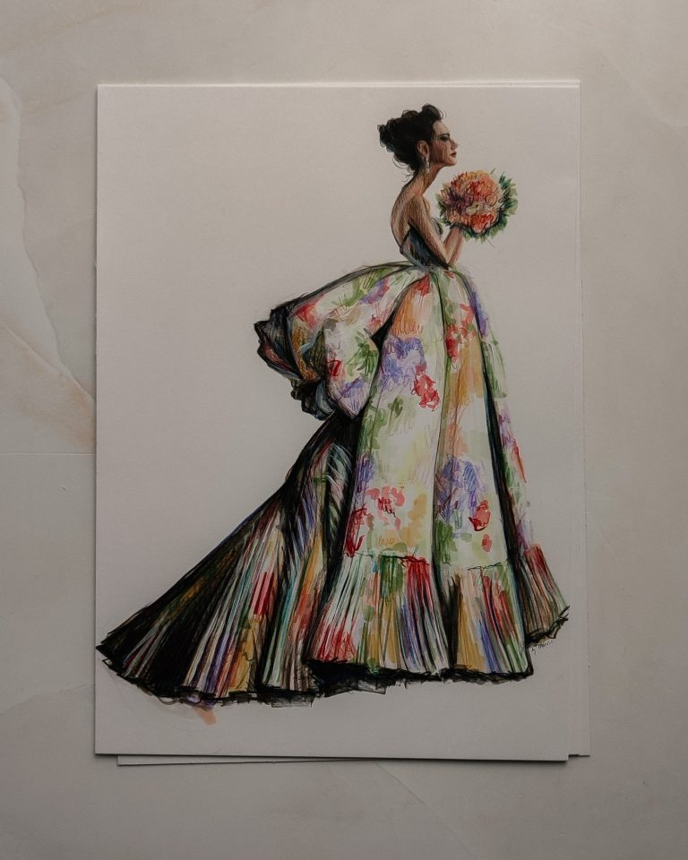 BY HANLI Fashion Live Event Artist Vintage Dior