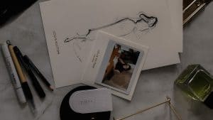 Live Fashion Illustration Guest Sketches at Louis Vuitton Store Opening event in Cape Town by HANLI ()